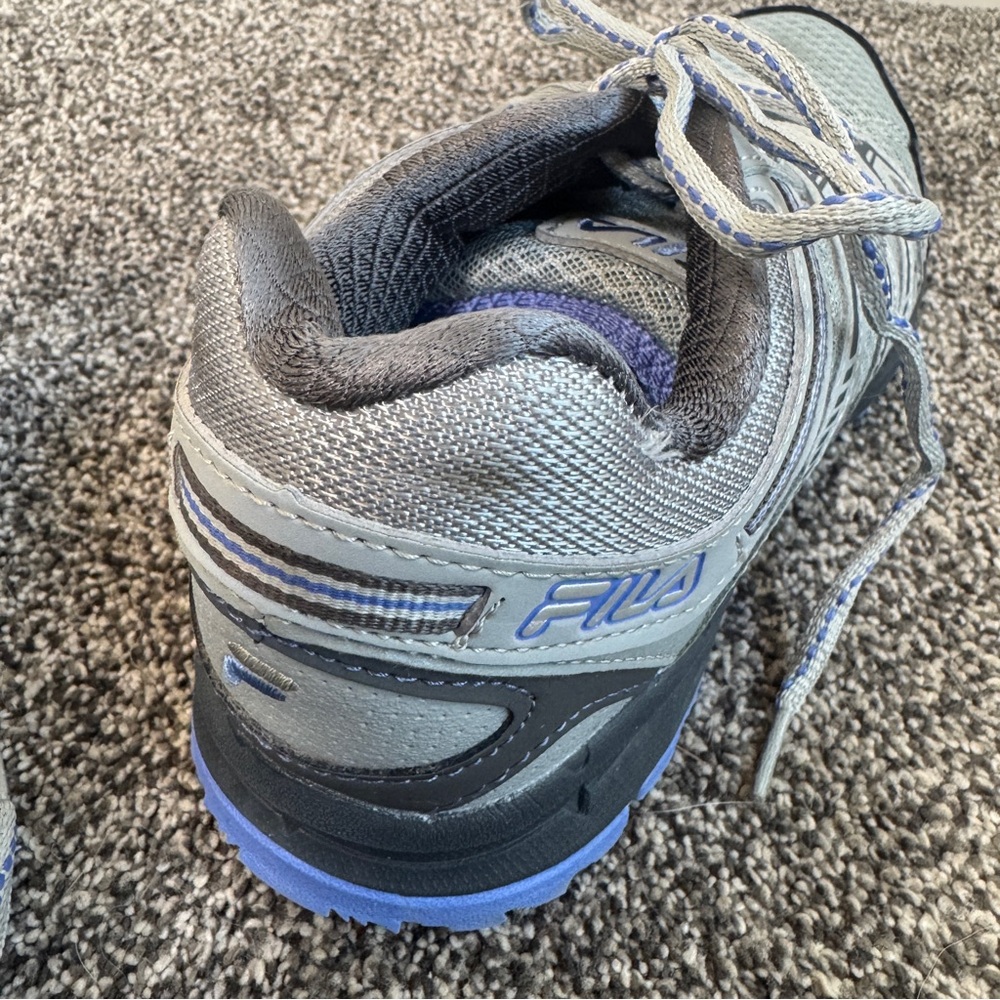 FILA Northampton Trail Running Hiking Shoes Women's 8.5 Gray Sneakers Walking - Picture 7 of 8